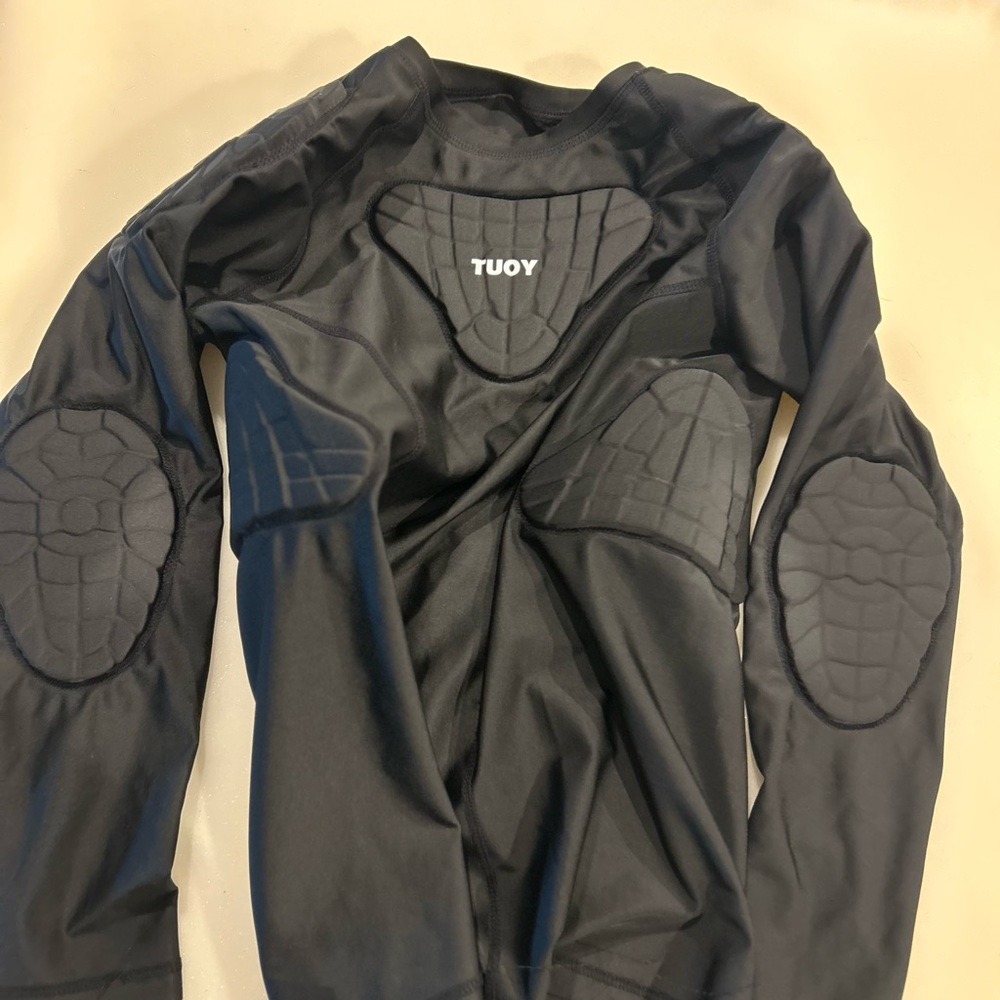 TUOY Black Padded Sports Shirt